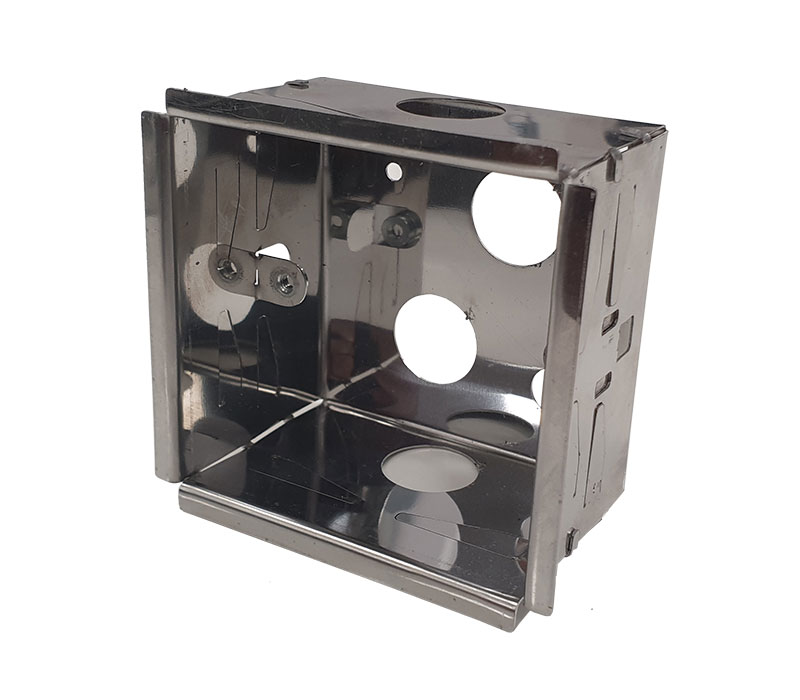 Blazetrap® Stainless Steel Single Electrical Back Box